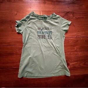Green Riding Graphic Girls Top